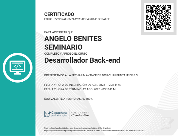 certificates