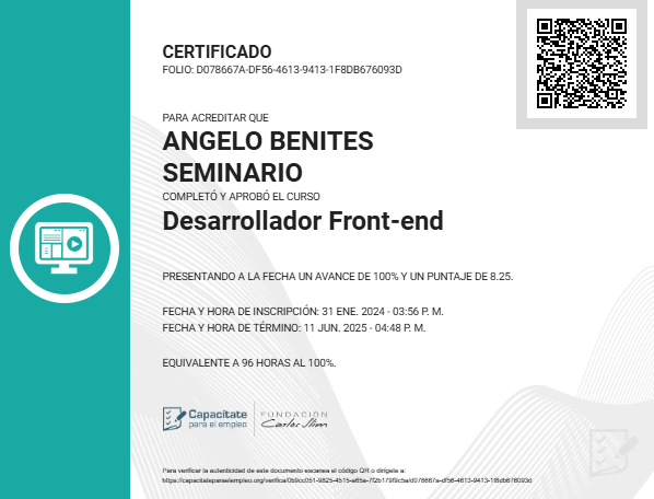 certificates